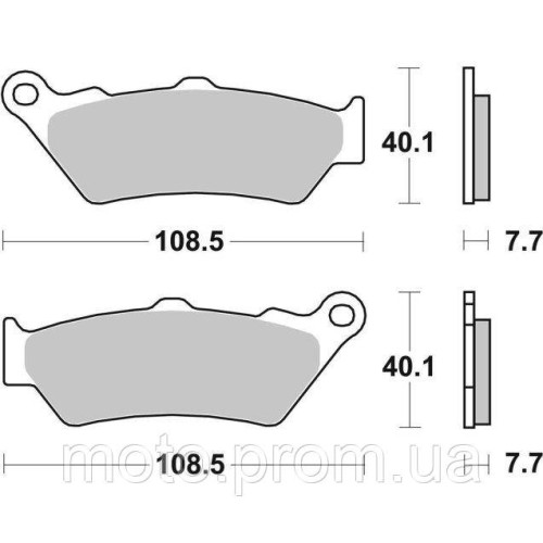 Гальмівні колодки SBS Performance Front Brake Pads Sinter