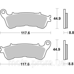 Гальмівні колодки SBS Performance Front Brake Pads Sinter Гальмівні колодки SBS Performance Front Brake Pads Sinter