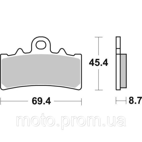 Гальмівні колодки SBS Performance Front Brake Pads Sinter