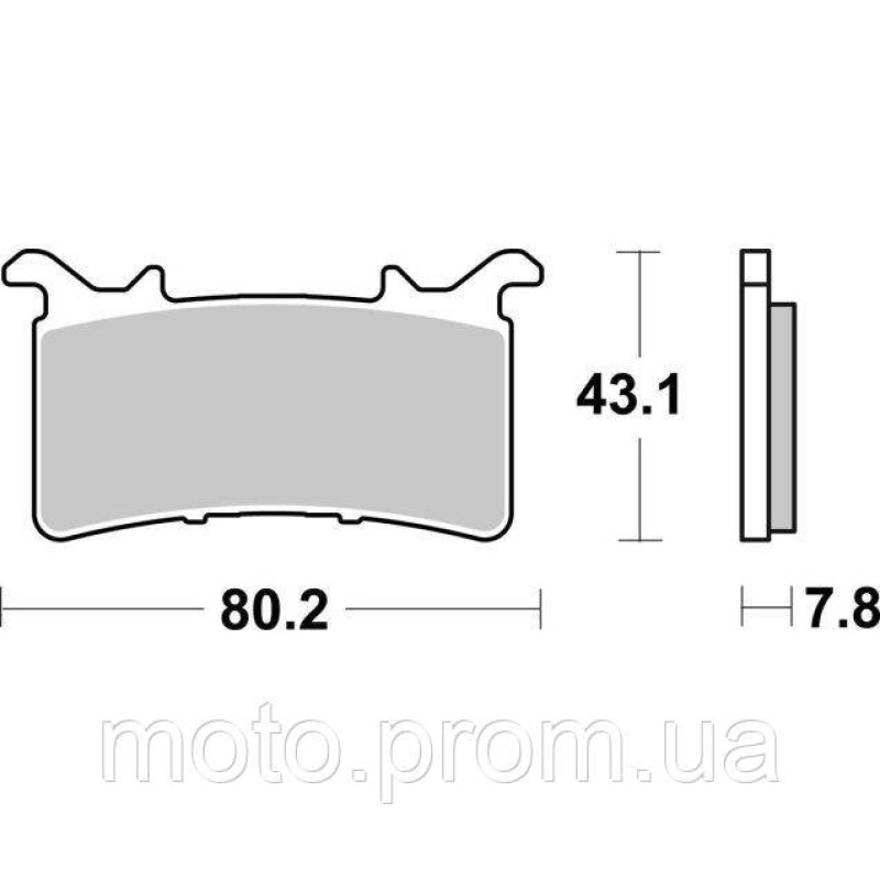 Гальмівні колодки SBS Performance Front Brake Pads EVO Sinter