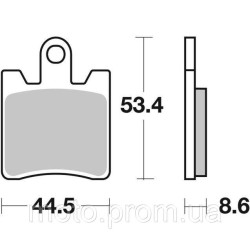 Гальмівні колодки SBS Standard Brake Pads Ceramic Гальмівні колодки SBS Standard Brake Pads Ceramic