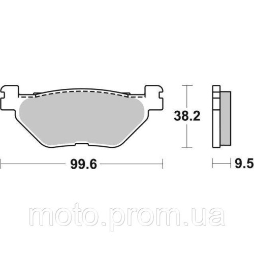 Гальмівні колодки SBS Standard Brake Pads Ceramic