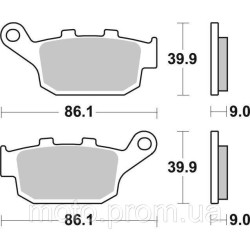 Гальмівні колодки SBS Standard Brake Pads Ceramic Гальмівні колодки SBS Standard Brake Pads Ceramic