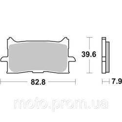 Гальмівні колодки SBS Upgrade Front Brake Pads EVO Sinter Гальмівні колодки SBS Upgrade Front Brake Pads EVO Sinter