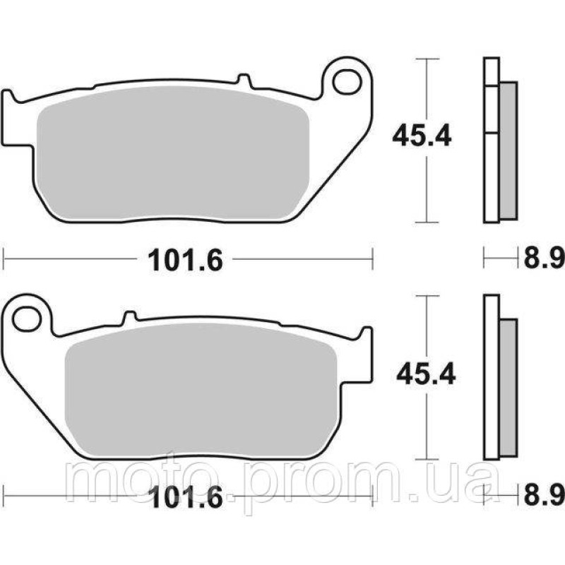 Гальмівні колодки SBS High Performance Front Brake Pads Sinter