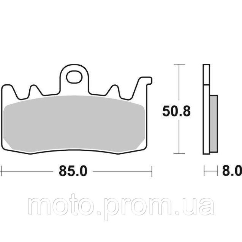 Гальмівні колодки SBS High Performance Front Brake Pads Sinter