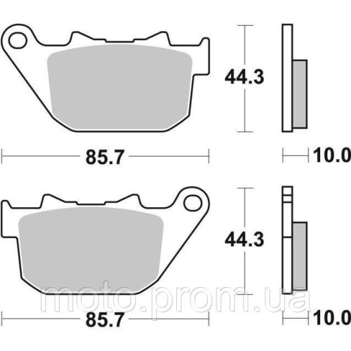 Гальмівні колодки SBS High Performance Rear Brake Pads Sinter
