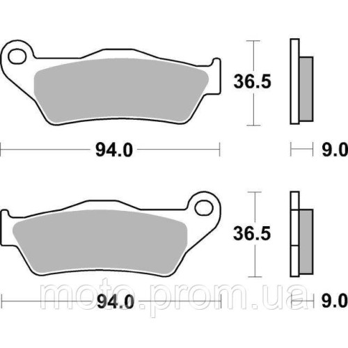 Гальмівні колодки SBS High Power Brake Pads Carbon