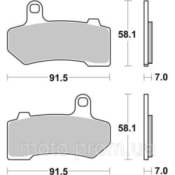 Гальмівні колодки SBS Ultra Quit Brake Pads Ceramic Гальмівні колодки SBS Ultra Quit Brake Pads Ceramic