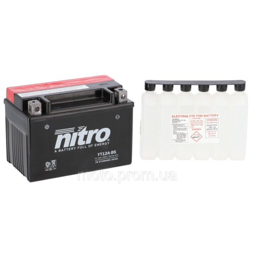 Акумулятор NITRO AGM Open Battery [10 Ah] CCA 175 (A)