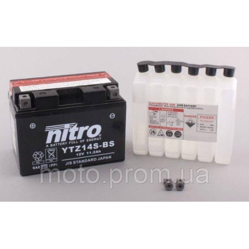 Акумулятор NITRO AGM Open Battery [11.2 Ah] CCA 230 (A)