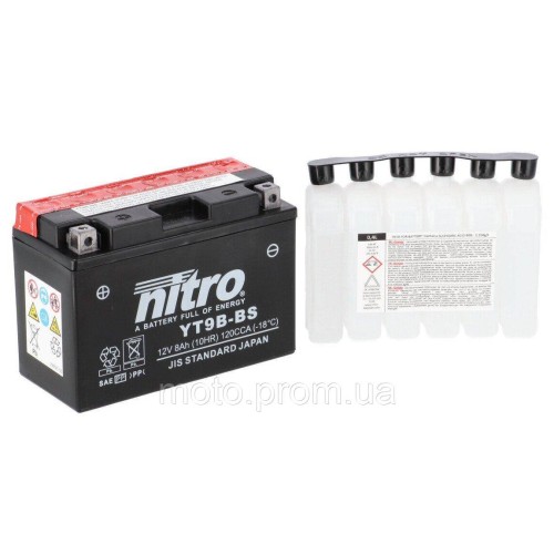 Акумулятор NITRO AGM Open Battery [8 Ah] CCA 120 (A)