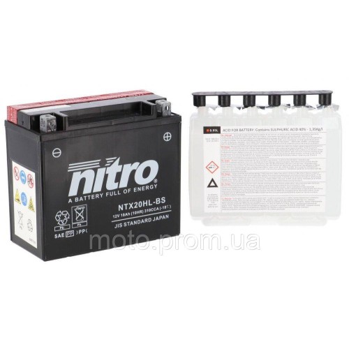 Акумулятор NITRO AGM Open HP Battery [18 Ah] CCA 310 (A)
