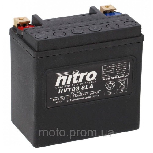 Акумулятор NITRO HVT V-Twin Battery [14 Ah] CCA 240 (A)