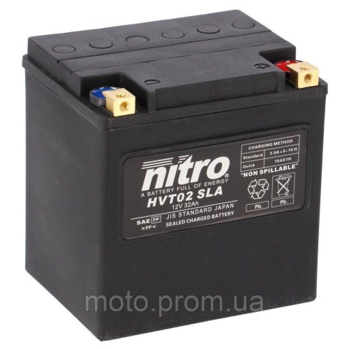 Акумулятор NITRO HVT V-Twin Battery [32 Ah] CCA 450 (A)