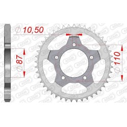 Зірка AFAM Steel Sprocket 525 [Silver] 48z