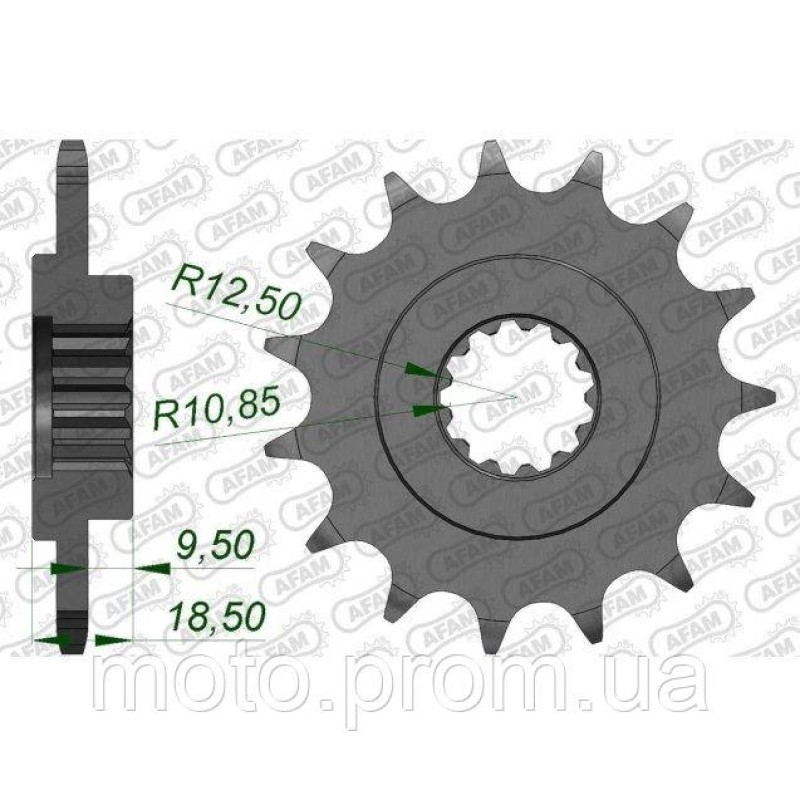 Зірка AFAM Chainwheel 520 15z