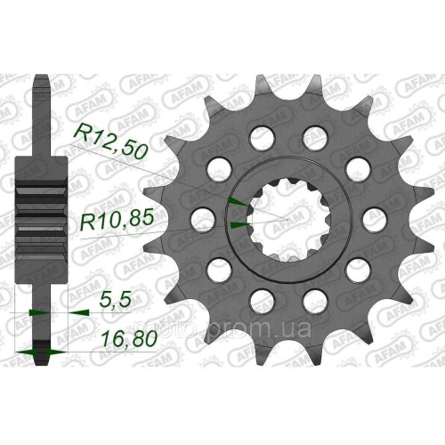 Зірка AFAM Chainwheel 520 16z