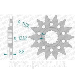 Зірка AFAM Grooved Chainwheel 520 - KTM 12z Зірка AFAM Grooved Chainwheel 520 - KTM 12z