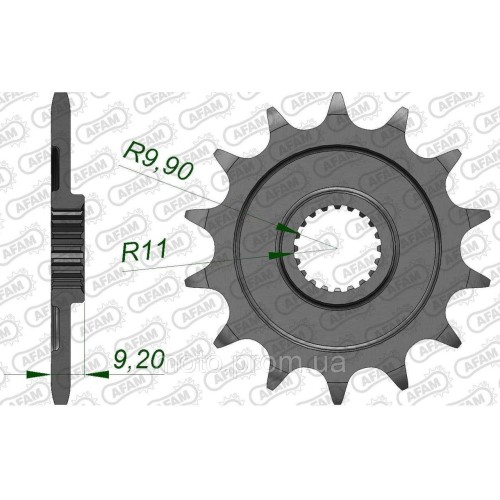 Зірка AFAM Standard Chainwheel 520 - Kawasaki 14z
