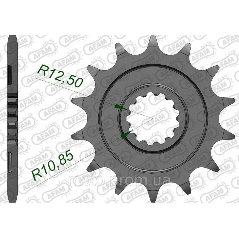 Зірка AFAM Standard Chainwheel 520 - Kawasaki 13z