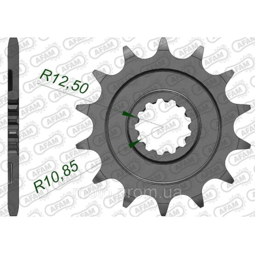 Зірка AFAM Standard Chainwheel 520 - Kawasaki 14z