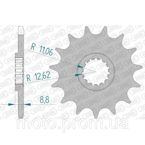 Зірка AFAM Standard Chainwheel 520 - KTM 13z