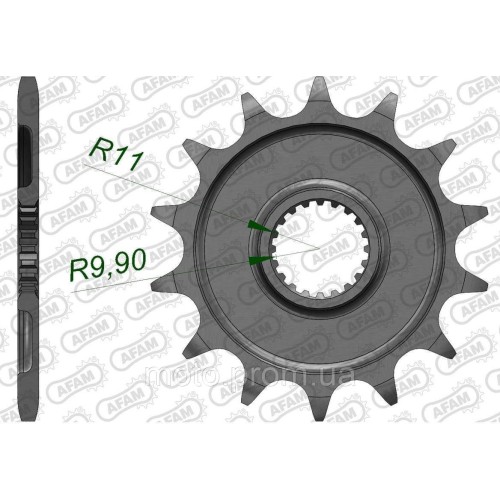 Зірка AFAM Standard Chainwheel 520 - Yamaha 14z