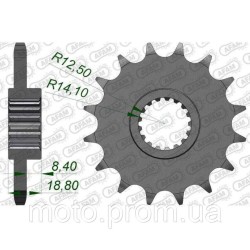 Зірка AFAM Shaft Sprocket 525 17z
