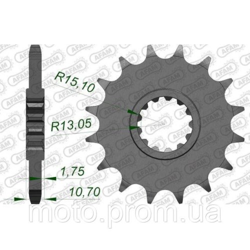 Зірка AFAM Shaft Sprocket 525 15z