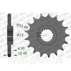 Зірка AFAM Shaft Sprocket 525 17z