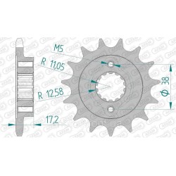 Зірка AFAM Shaft Sprocket 525 15z