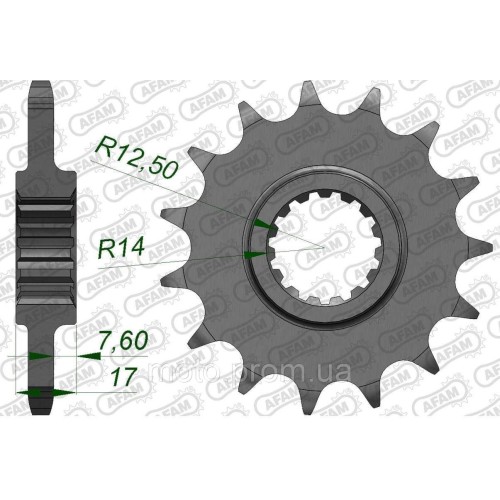 Зірка AFAM Shaft Sprocket 525 15z