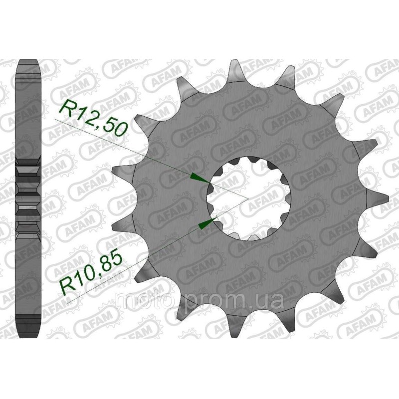 Зірка AFAM Shaft Sprocket 530 17z