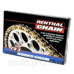 Ланцюг Renthal R1 Chain - 428 [Gold] 428-128L / No Seal