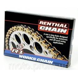 Ланцюг Renthal R1 Chain - 520 [Gold] 520-118L / No Seal