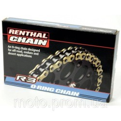 Ланцюг Renthal R3-3 SRS Chain 520 [Gold] 520-124L / Seal Ring
