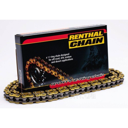 Ланцюг Renthal R4 ATV Chain - 520 [Gold] 520-100L / Seal Ring