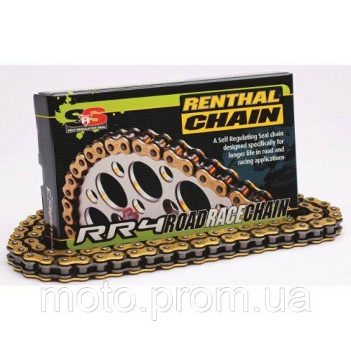 Ланцюг Renthal RR4 SRS Chain 520 [Gold] 520-118L / Slim Seal Ring