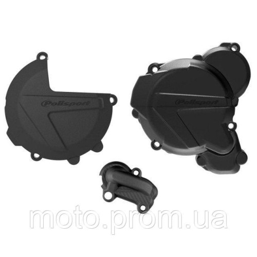 Комплект захисту Polisport Clutch & Ignition Cover - KTM [Black] 2017-2022