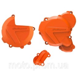 Комплект захисту Polisport Clutch & Ignition Cover - KTM [Orange] 2017-2022