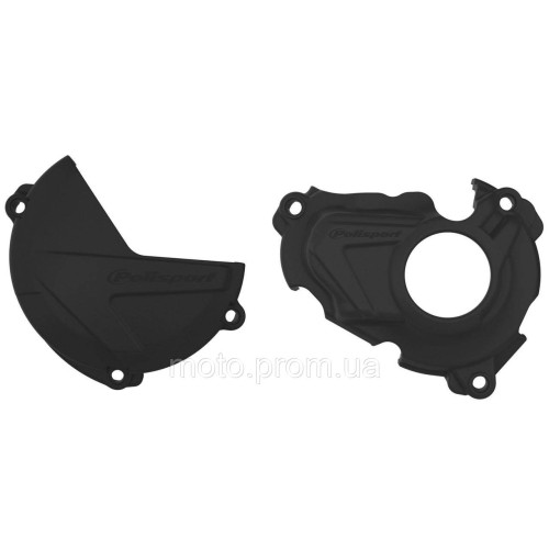 Комплект захисту Polisport Clutch & Ignition Cover - Yamaha [Black] 2019-2022