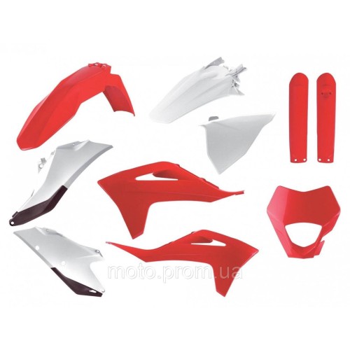 Пластик Polisport ENDURO kit - Gas Gas (21-) [Red/White] Gas-Gas