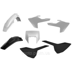 Пластик Polisport ENDURO kit - Husqvarna (17-) [White/Black] Husqvarna