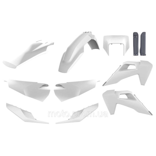 Пластик Polisport ENDURO kit - Husqvarna (20-) [White/Grey] Husqvarna