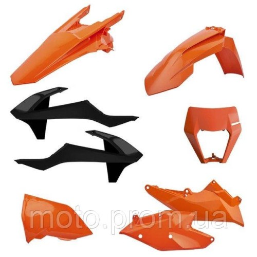 Пластик Polisport ENDURO kit - KTM (17-) [Orange/Black] KTM