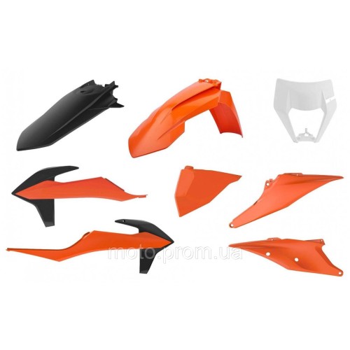 Пластик Polisport ENDURO kit - KTM (20-) [Orange/Black] KTM
