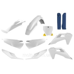Пластик Polisport MX kit - Husqvarna (19-) [White/Blue] Husqvarna