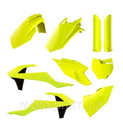 Пластик Polisport MX kit - Kawasaki (16-) [Flo Yellow] Kawasaki