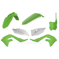 Пластик Polisport MX kit - Kawasaki (19-) [Green/White] Kawasaki